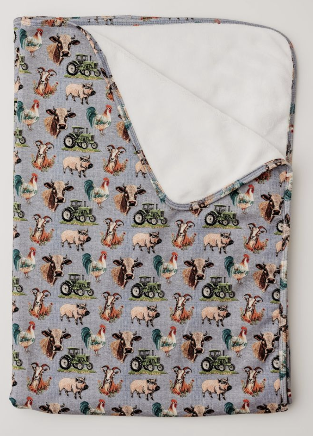 RR Down on the Farm Swaddle Blanket - One Size