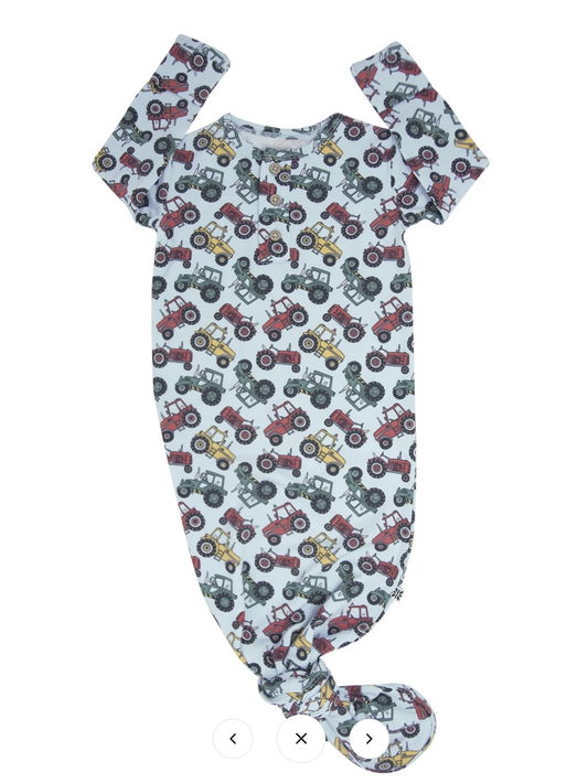 Sweet Bamboo Knotted Gown Down On the Farm - One Size