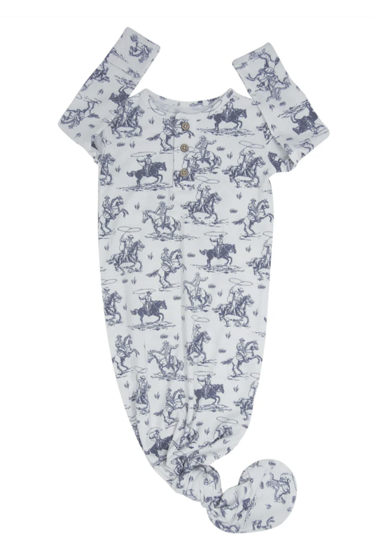 Sweet Bamboo Knotted Gown Rip's Ranch - One Size