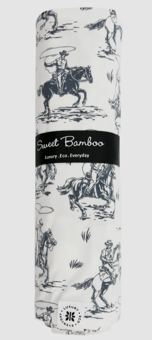 Sweet Bamboo Swaddle Blanket Rip's Ranch