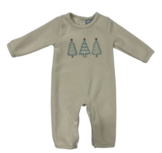 Three Sisters O'Christmas Tree Boys Romper
