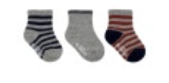 Robeez  Infant Socks w/Non-Skid Souls - Charcoal