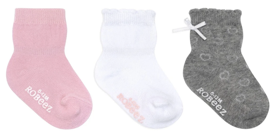 Robeez Girly Girl Basic Infant Socks