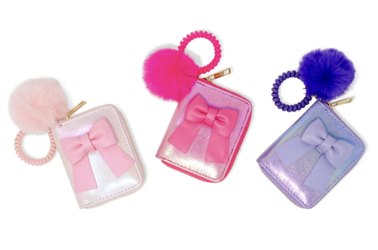 ZOMI GEMS Shiny Jumbo Bow Wallet