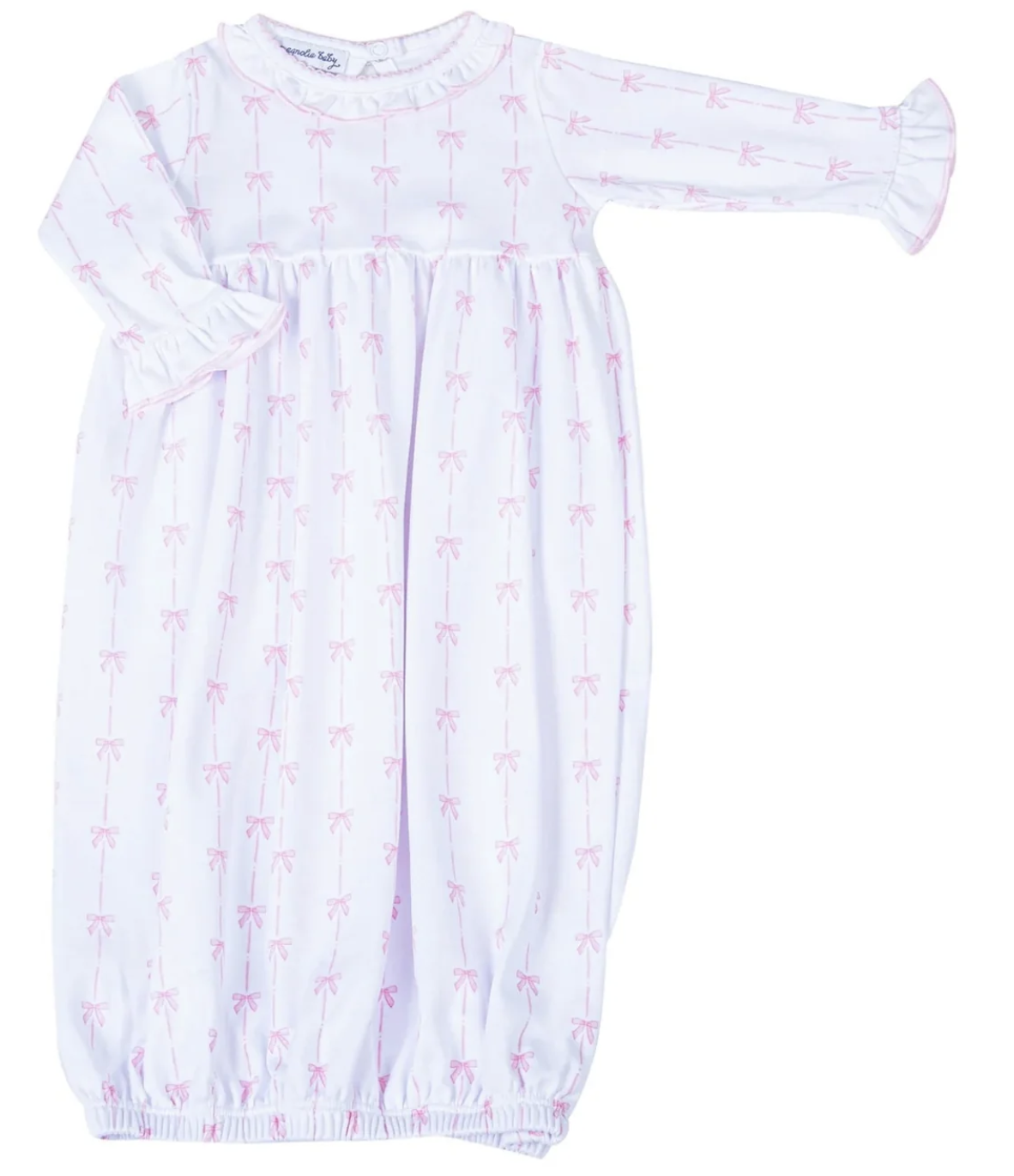 Magnolia Baby Amelia's Classic Ruffle Gathered Gown