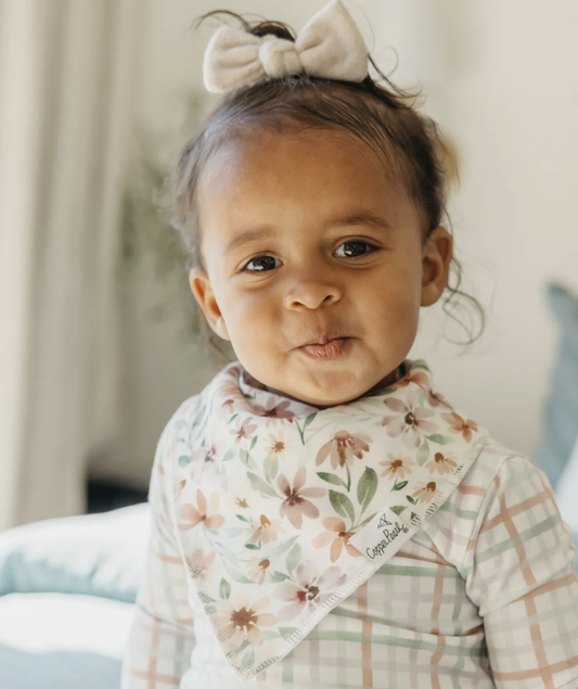 Copper Pearl Natalie Baby Bandana Bibs