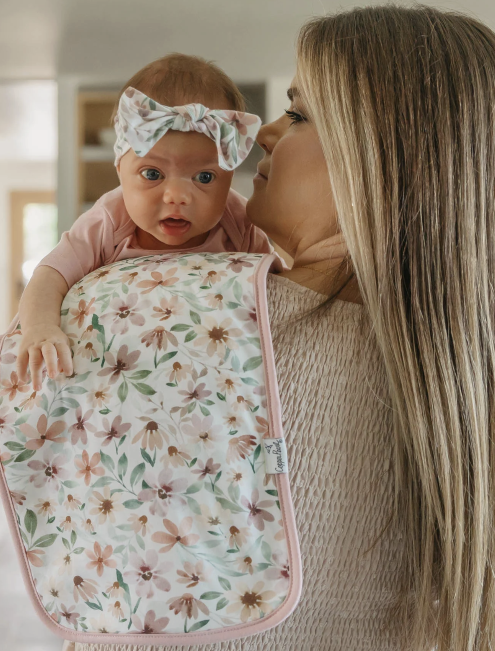 Copper Pearl Natalie Premium Burp Cloths