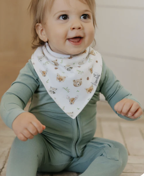 Copper Pearl Wilder Baby Bandana Bibs