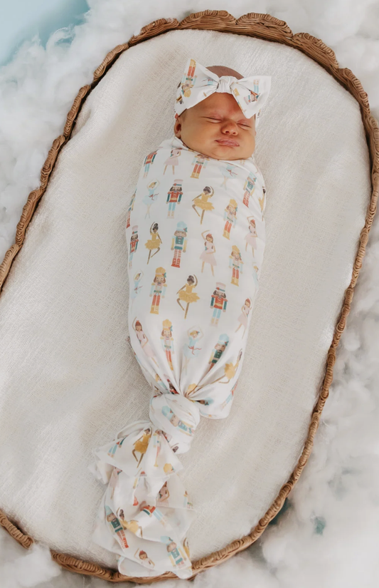 Copper Pearl Juliet Knit Swaddle Blanket