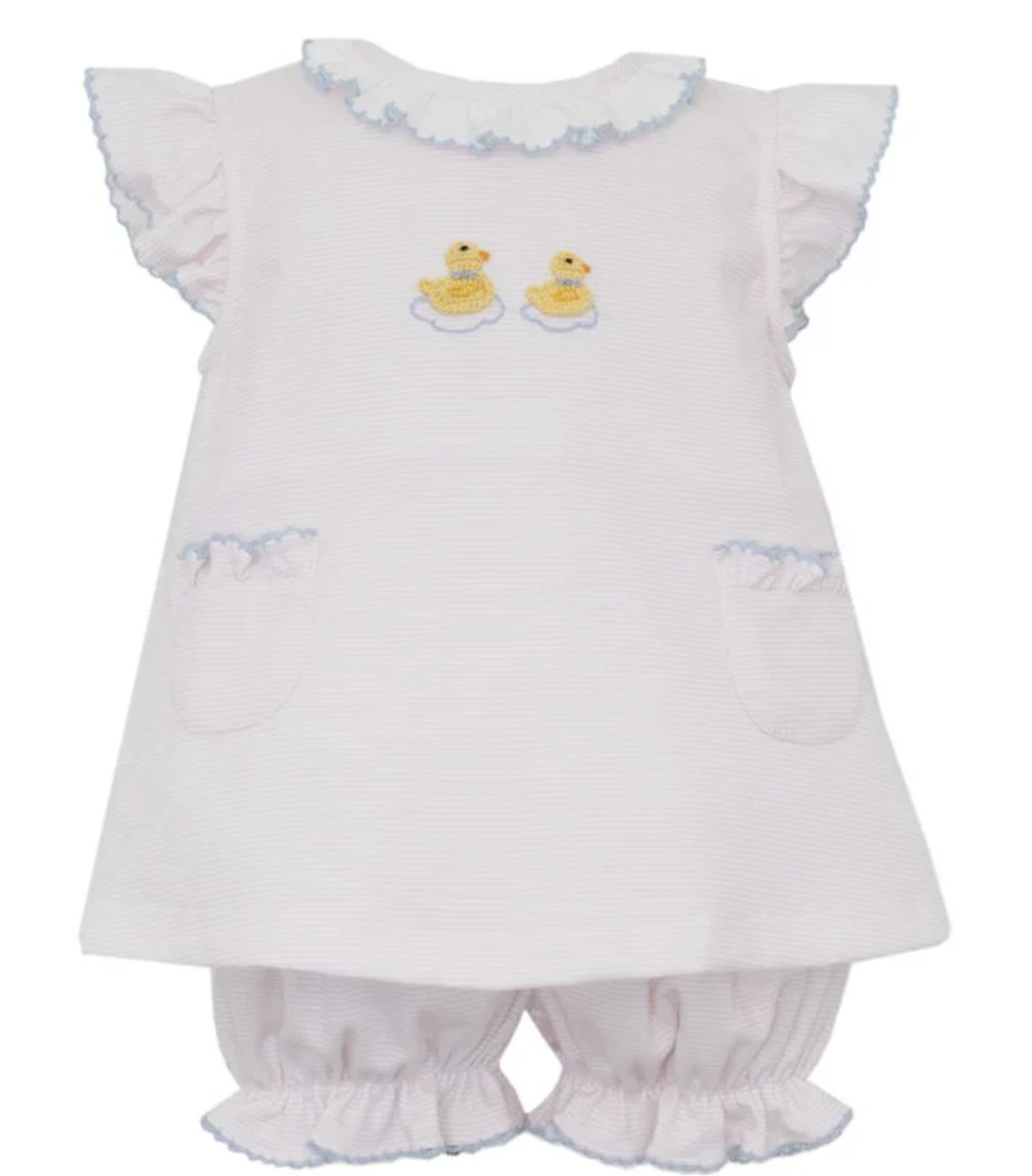 Petit Bebe Ducklings Girl Bloomer Set