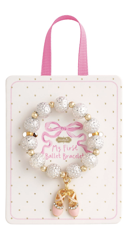 Mud Pie Pearl Ballet Bracelet