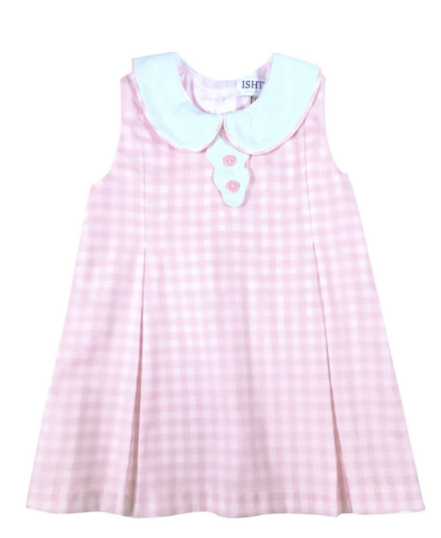 Ishtex Pink Gingham Dress