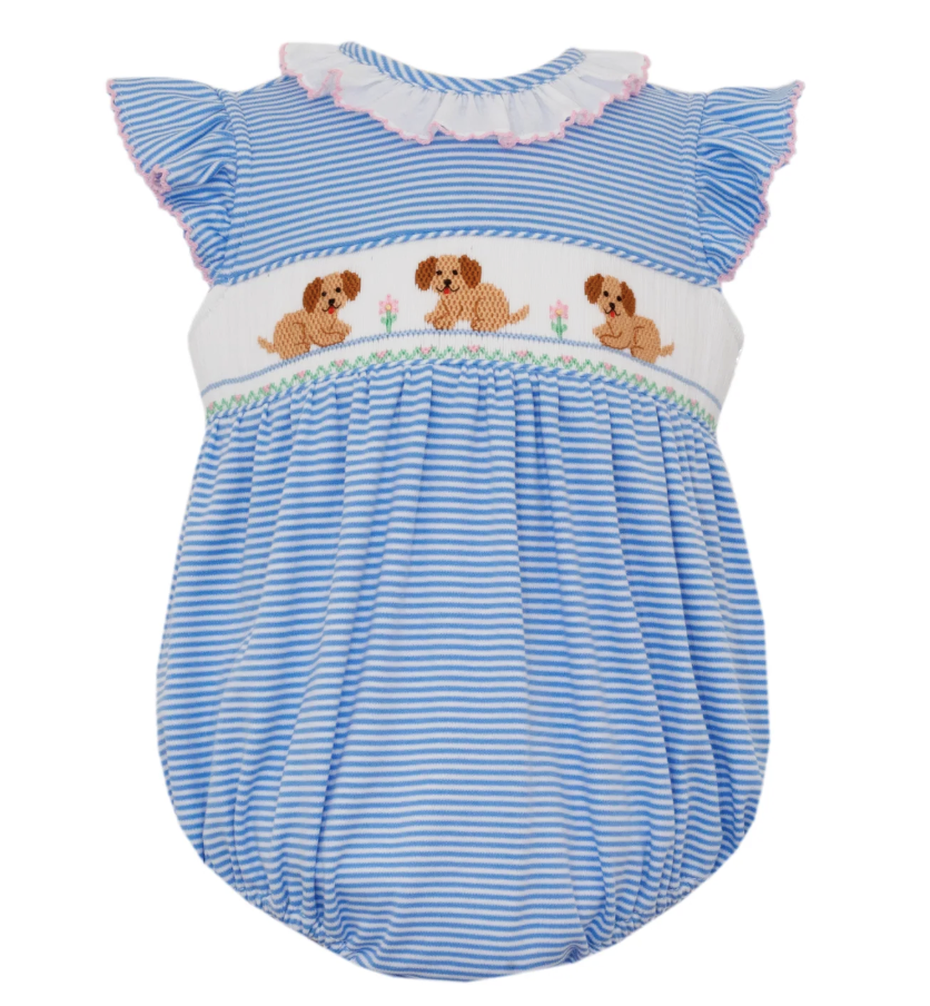 Petit Bebe Garden Puppies Bubble - Girls
