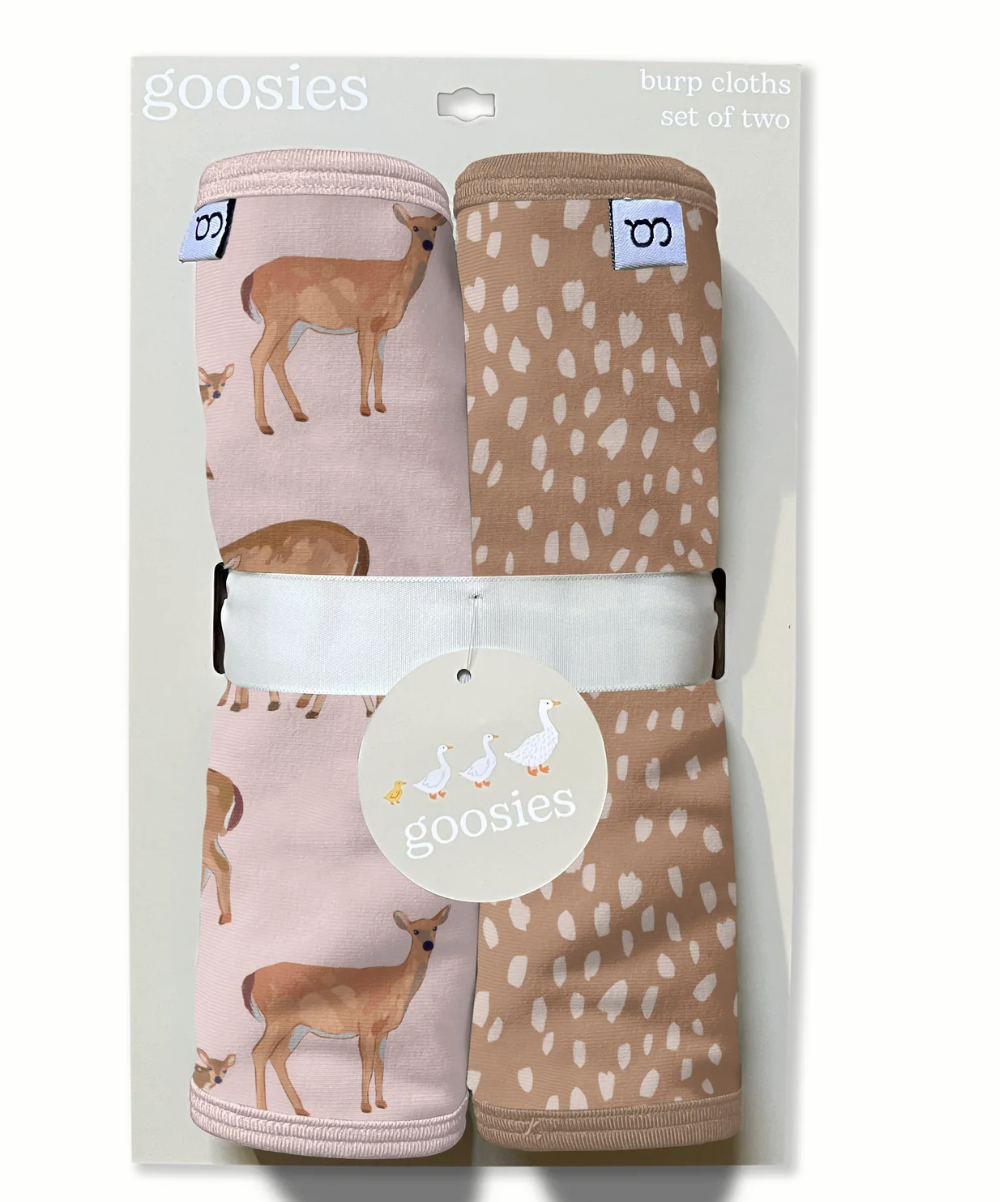 Goosies Burp Cloth Set - Does & Fawns