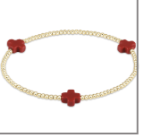 E Newton EGirl Signature Cross 2 MM Gold -Red