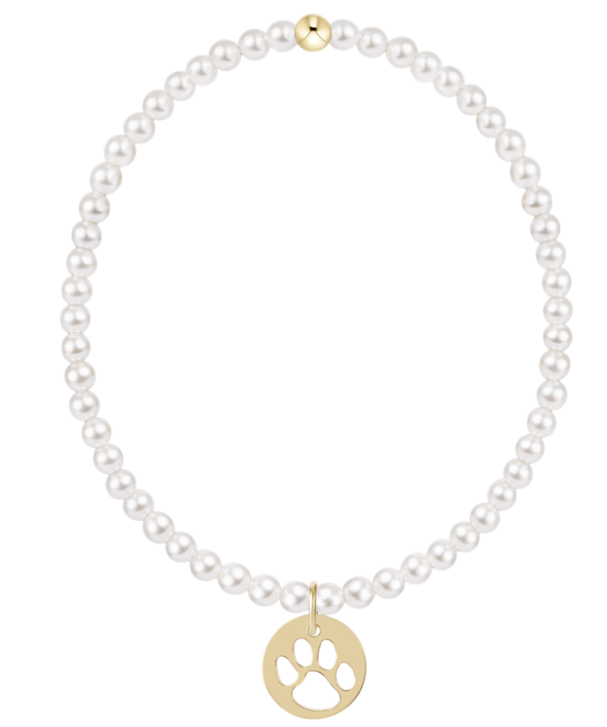 E Newton Egirl Classic Pearl 3 MM-Paw Print