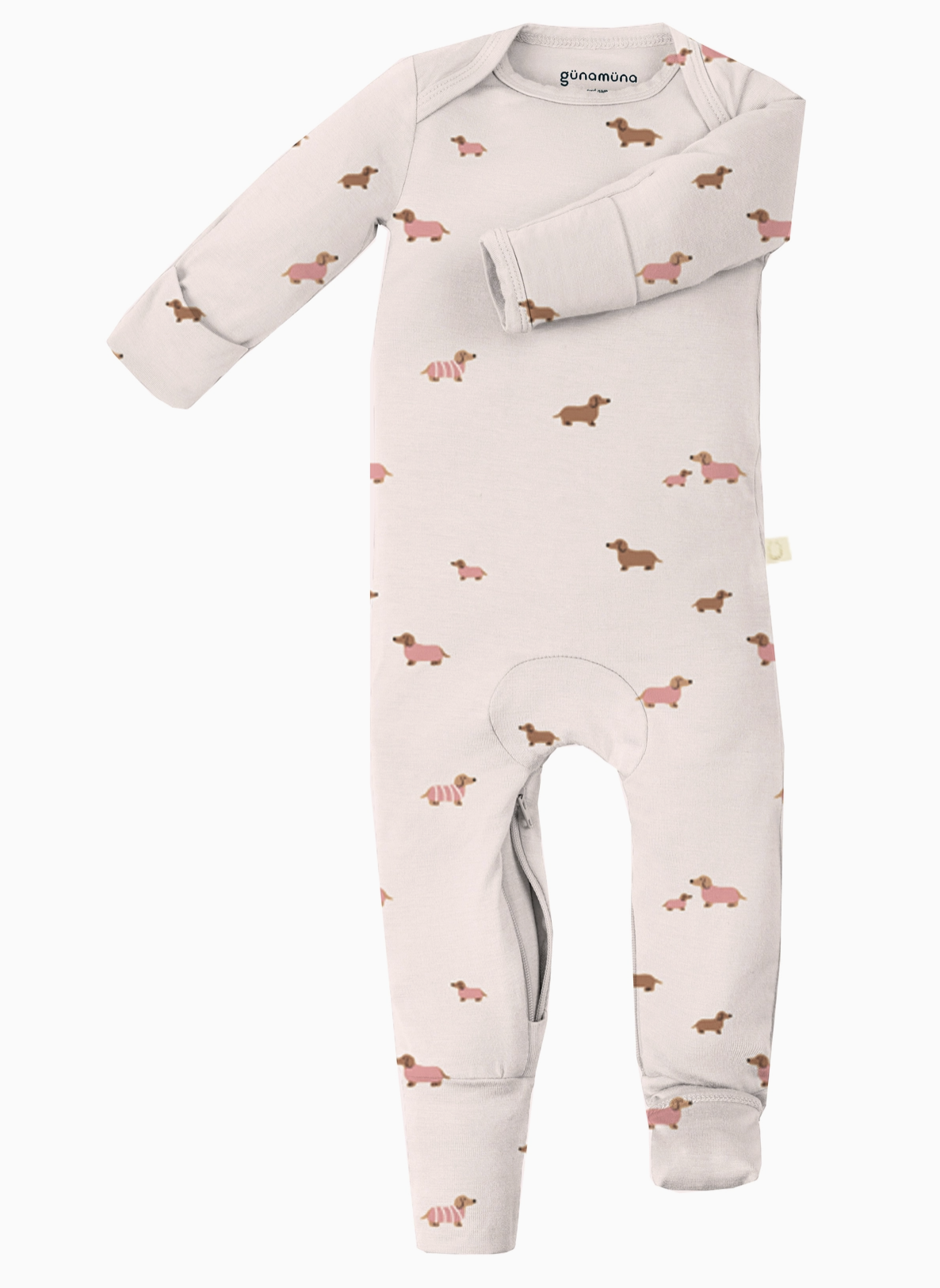 Gunamuna Convertible Pajamas - Girl Dog