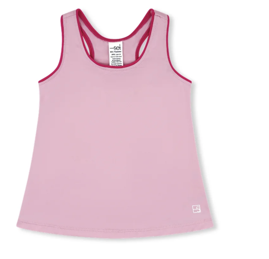 Set Fashions Riley Tank - Cotton Candy Pink