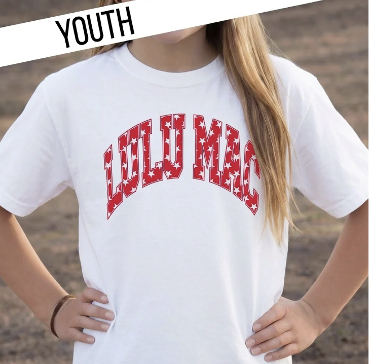 Lulu Mac Star Tee - Red