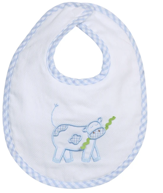 Moo-velous Bib - Blue