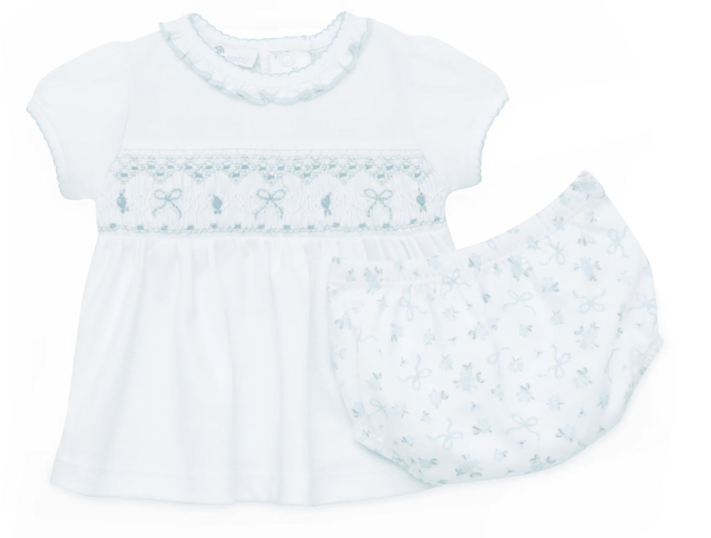 Magnolia Baby Eloise's Classic Smocked Diaper Cover Set