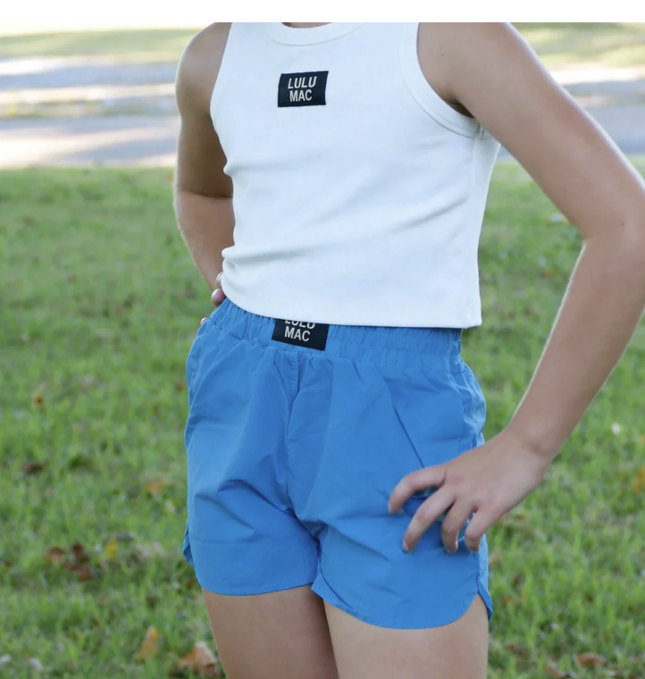 Lulu Mac Teal Blue Youth Shorts