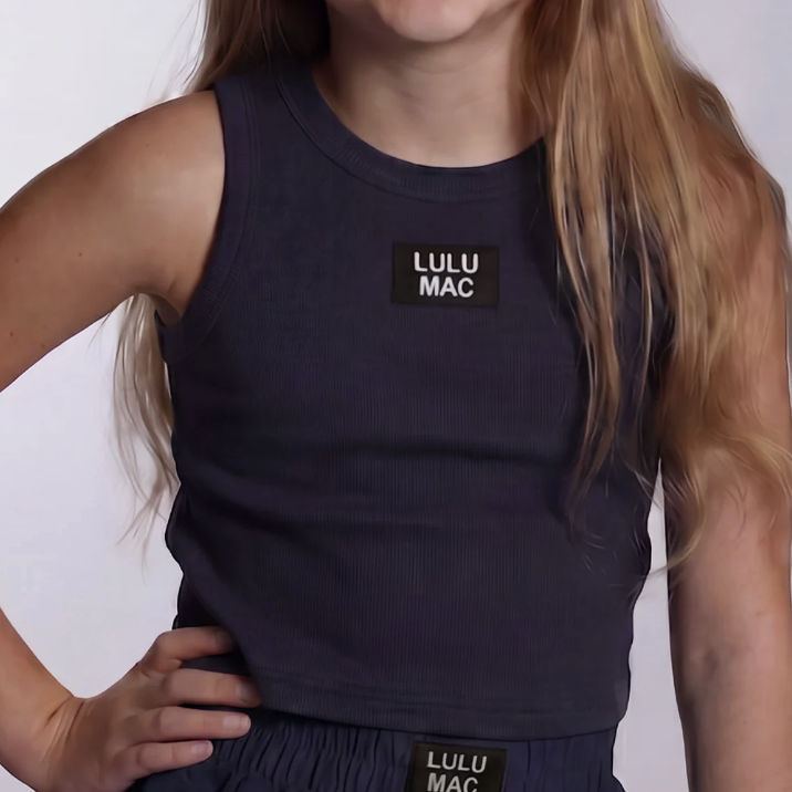 Lulu Mac Navy Youth Tank