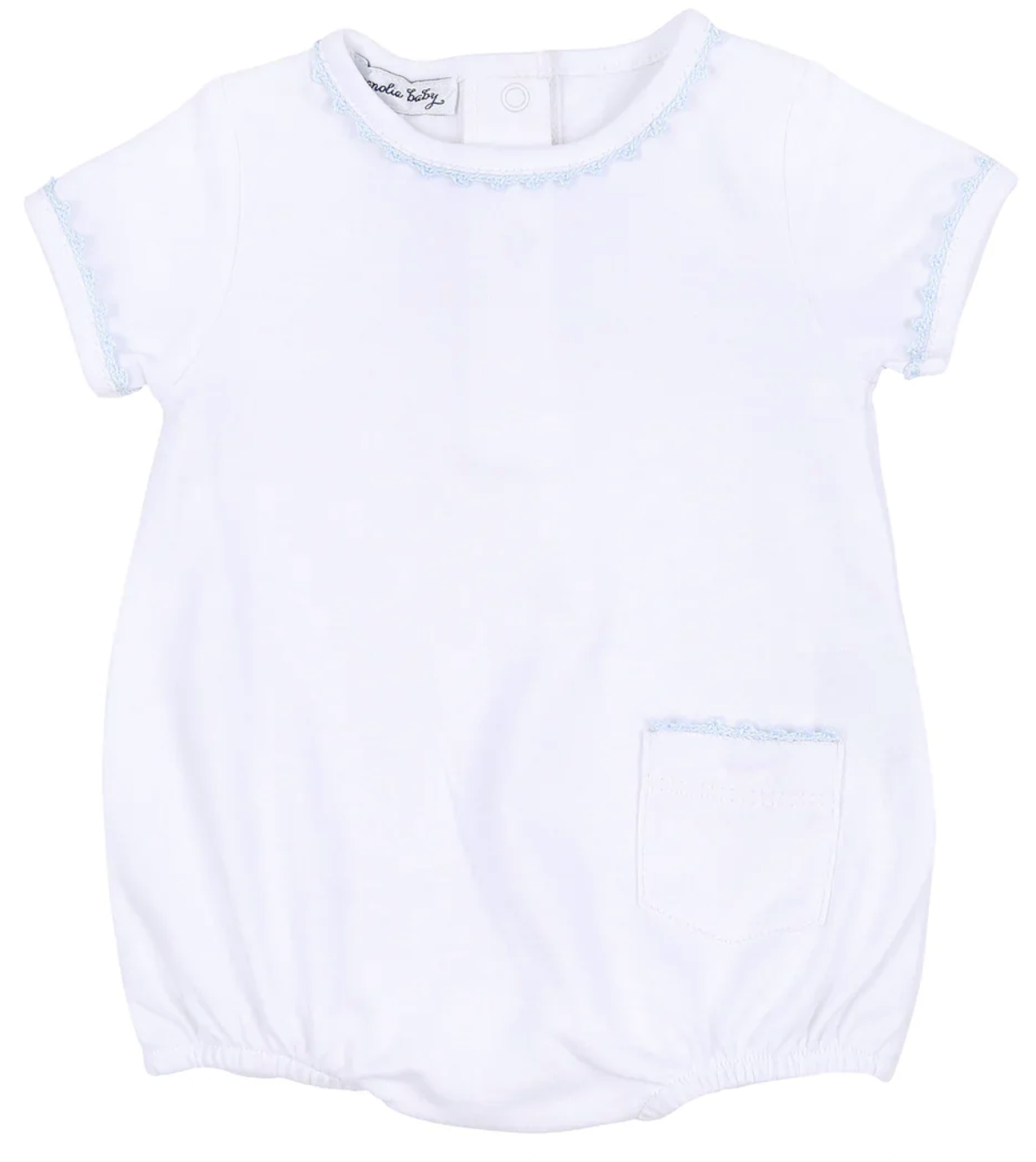 Magnolia Baby Baby Joy Blue Crochet Bubble