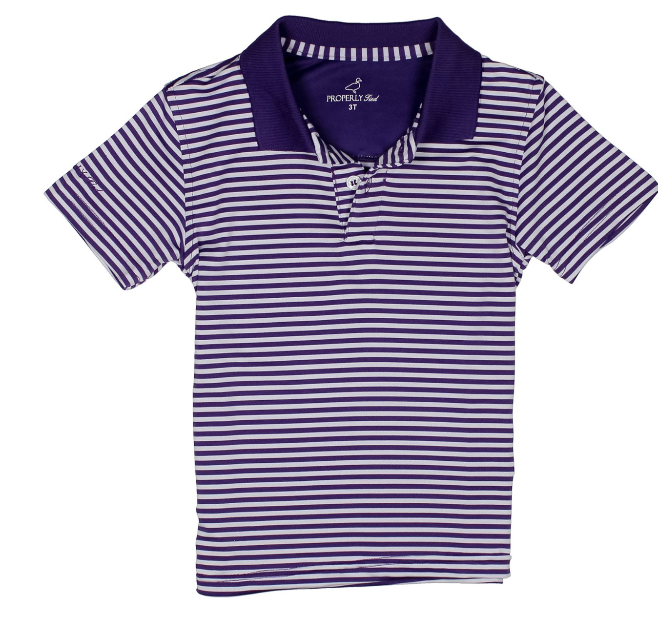 Properly Tied Boys Dallas Polo - Purple