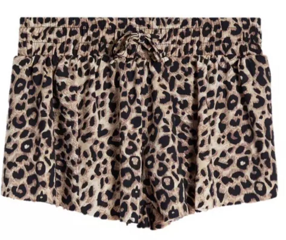Suzette Collection Girls' Fly Away Shorts - Cheeta