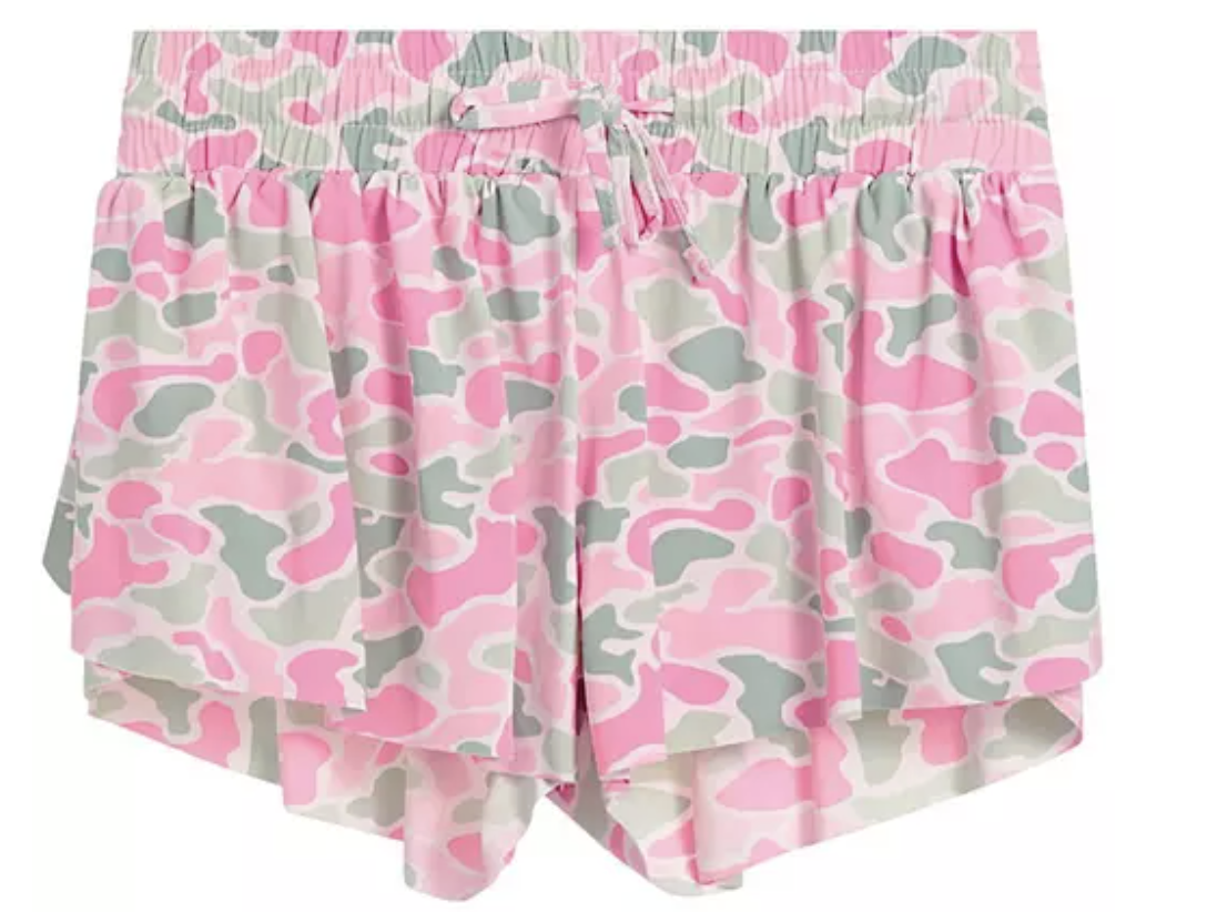 Suzette Collection Fly Away Short - Pink Camo