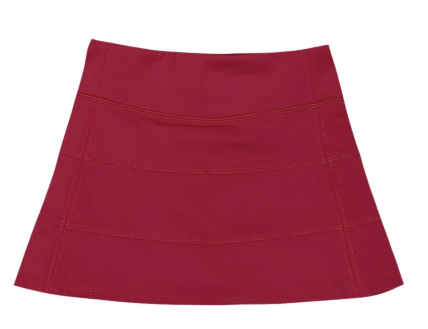 Belle Cher Maroon Tennis Skort