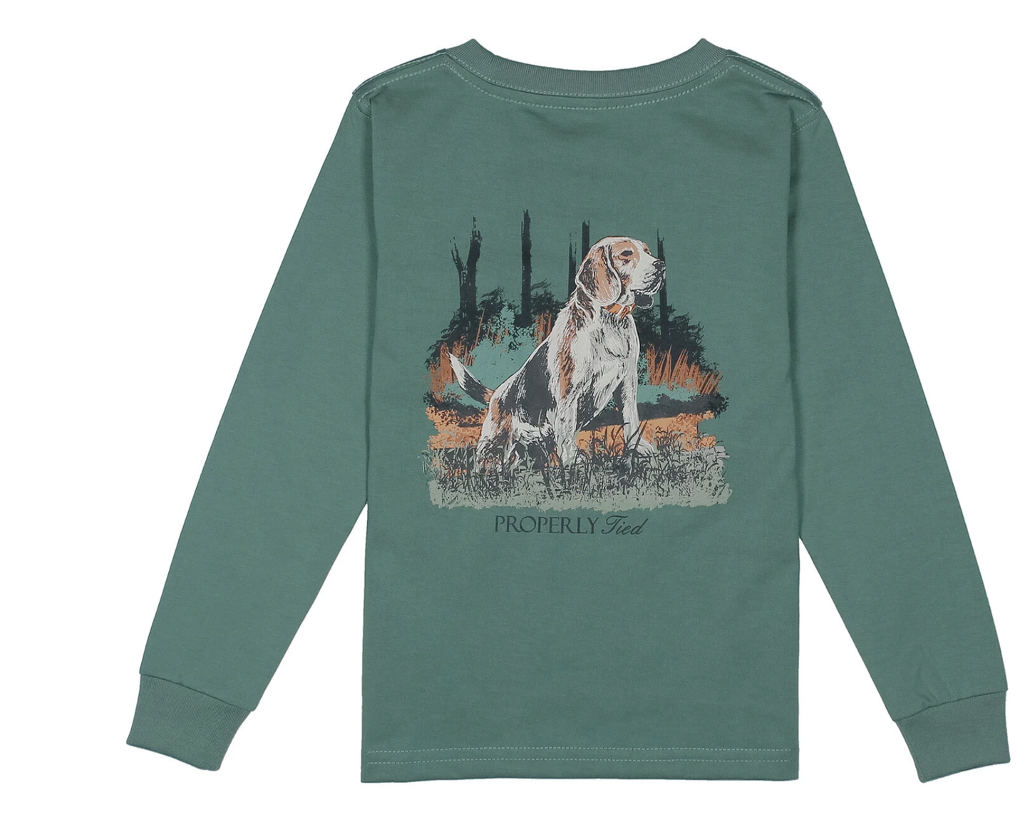 Properly Tied Beagle LS - Marine Green