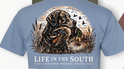 Life in the South Duck Dog SS Tee