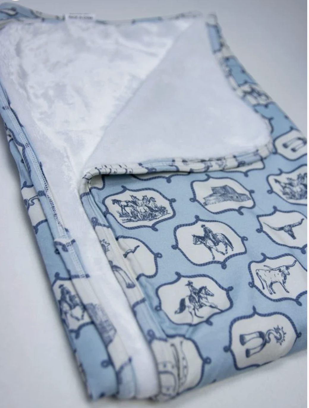 Rockin Royalty Cowboy Colt Swaddle Blanket
