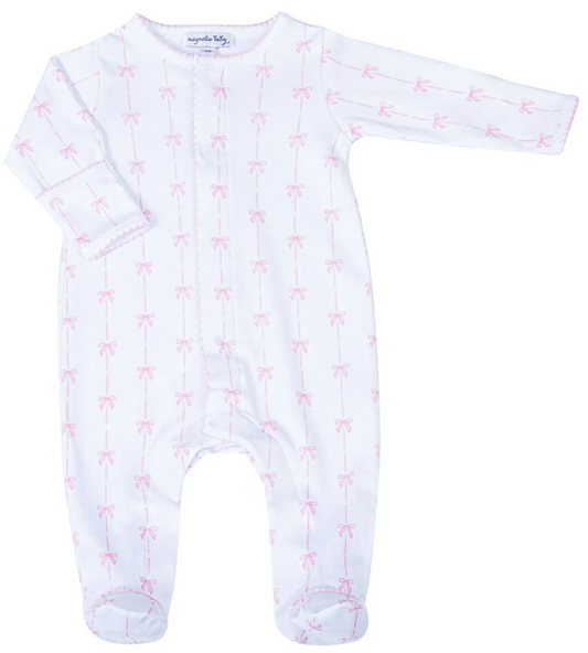 Magnolia Baby Amelia's Classic Bow Footie