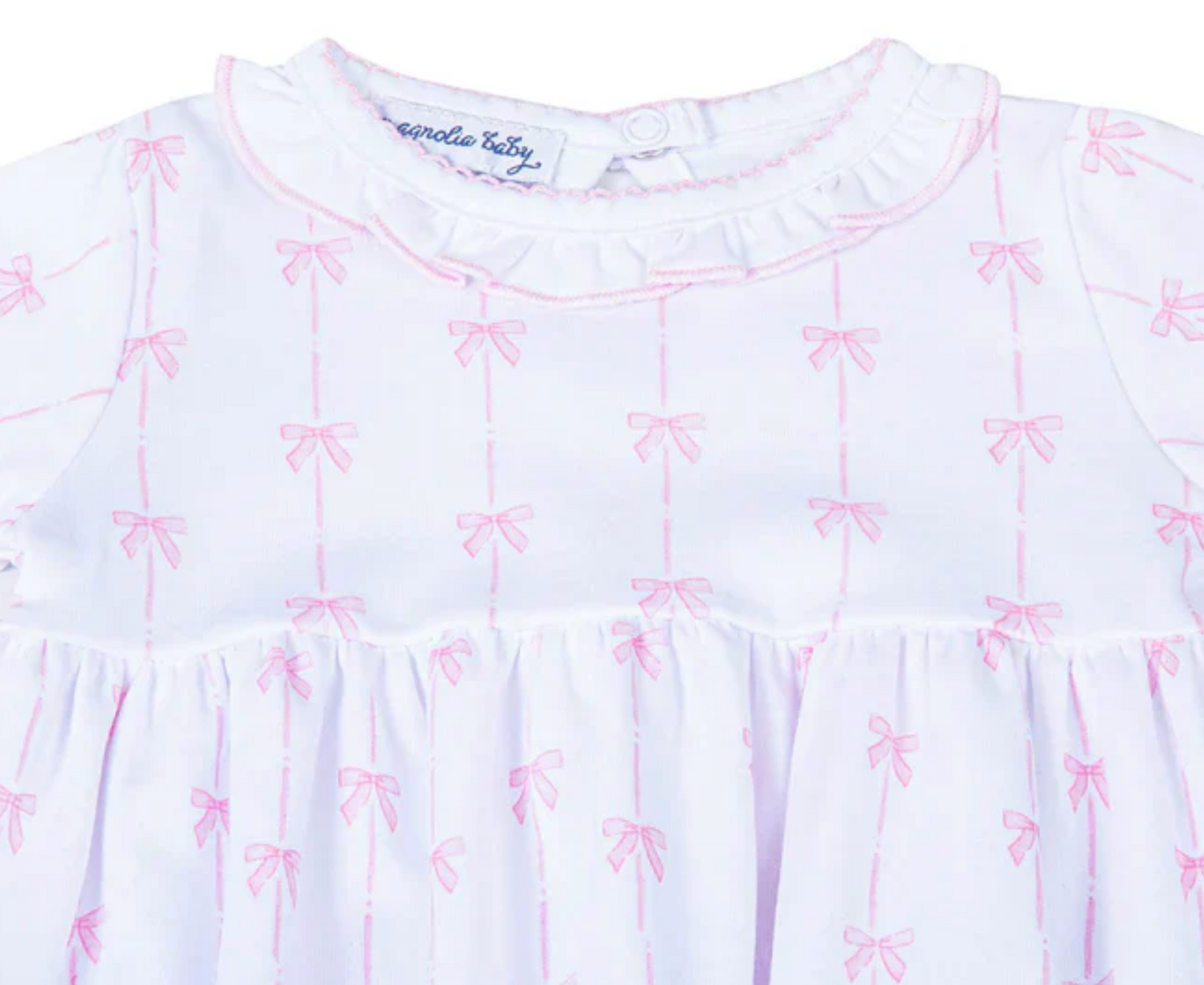 Magnolia Baby Amelia's Classic Ruffle Gathered Gown