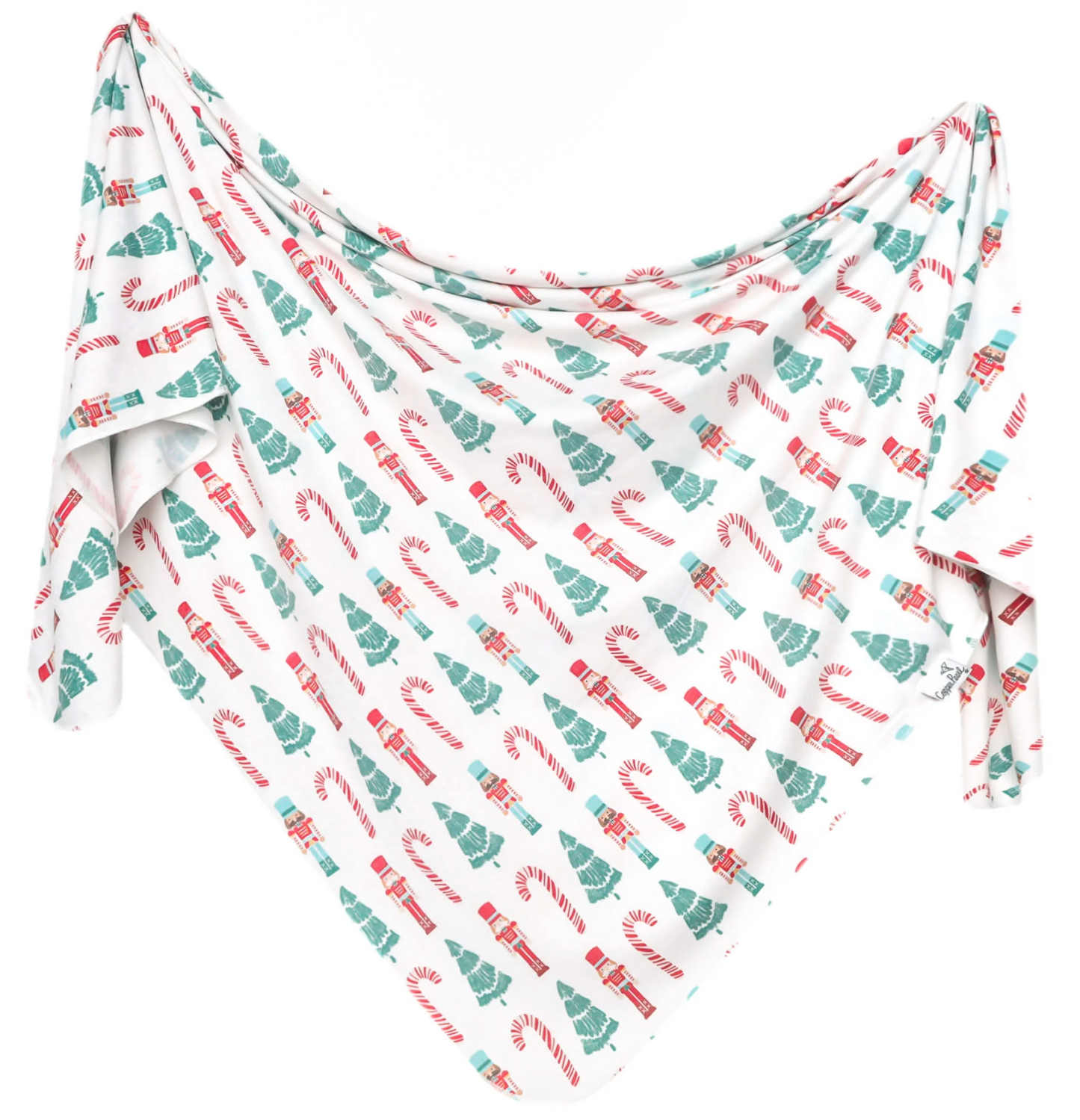 Copper Pearl Nicholas Knit Swaddle Blanket