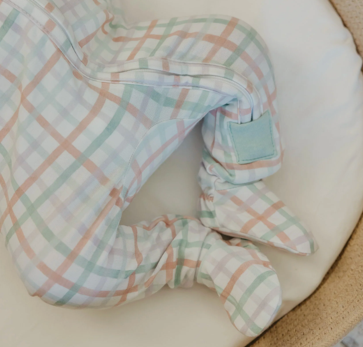 Copper Pearl Madelyn Zip Up Footie PJ