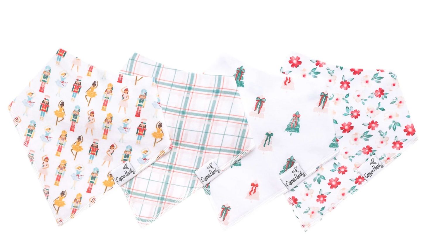 Copper Pearl Juliet Baby Bandana Bibs