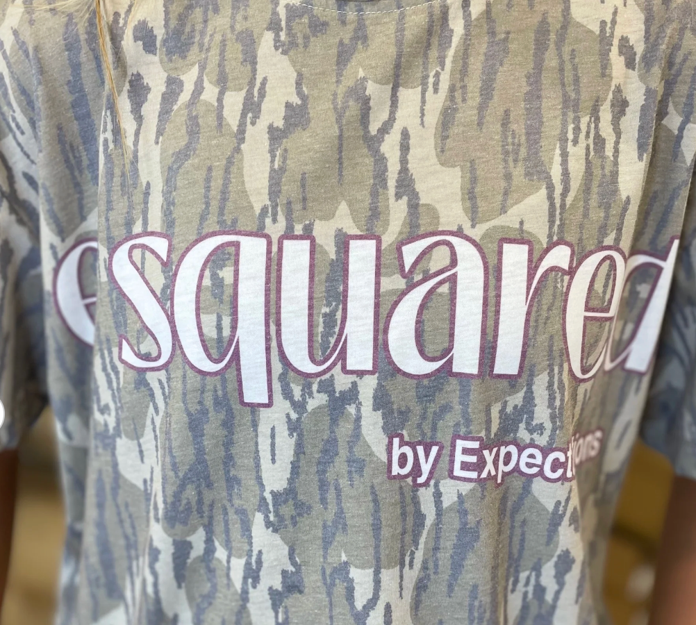 E SQUARED By Expectations Camo Graphic Tee