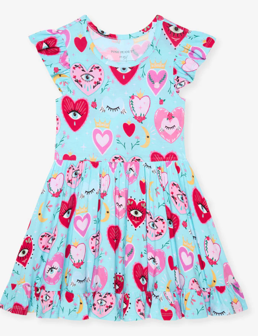 Posh Peanut Sweet Fiona Ruffled Twirl Dress