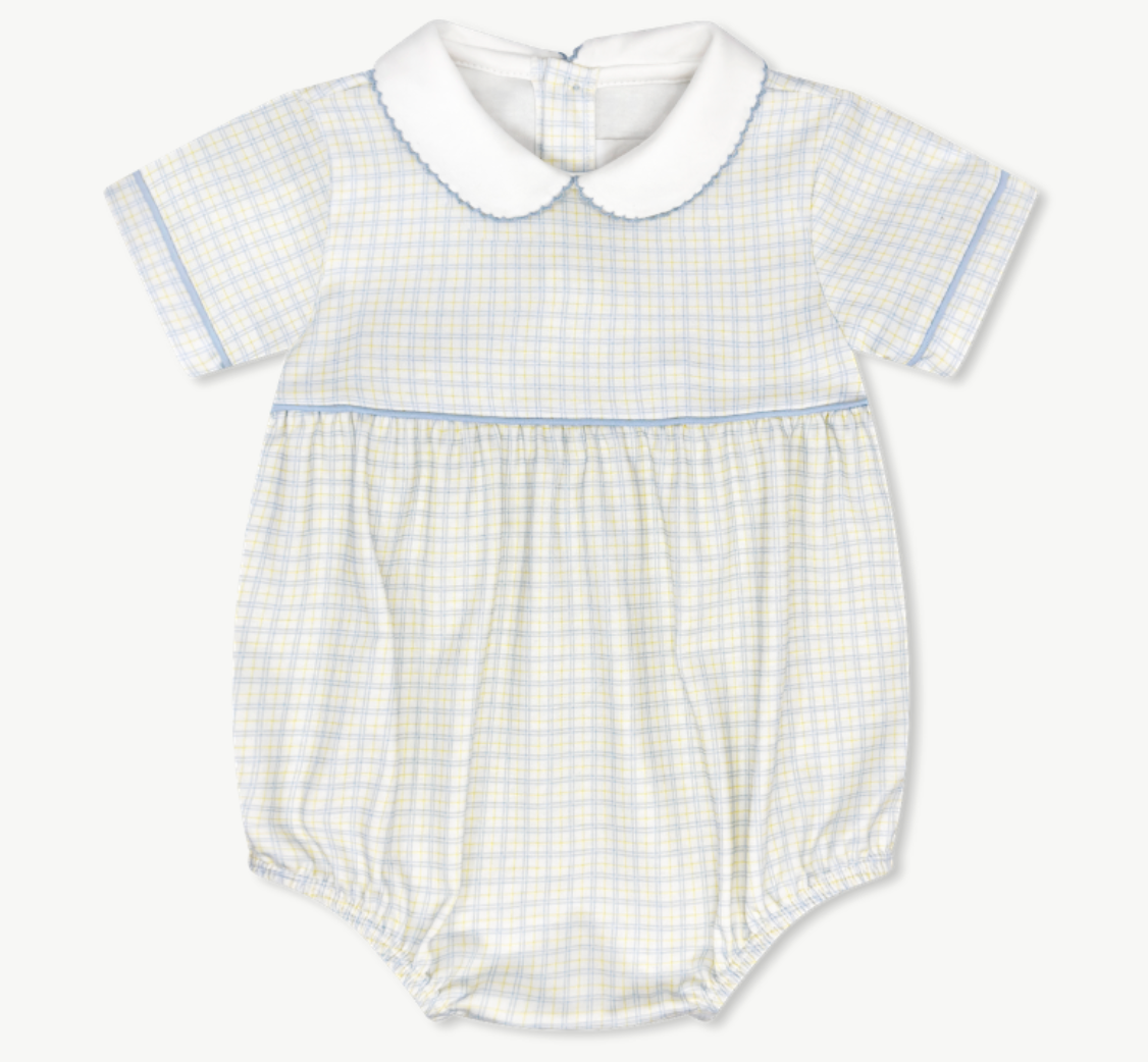 Lullaby Set Baby Bea Bubble Cornflower Check