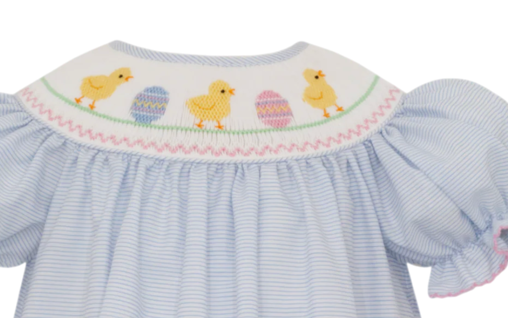 Petit Bebe Easter Chicks Dress