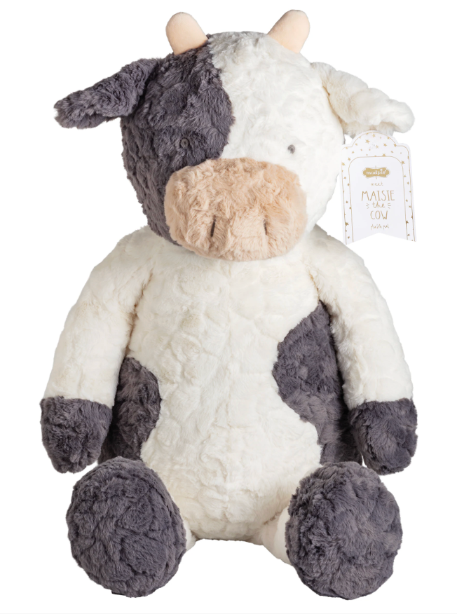 Mud Pie Maise The Cow Jumbo Plush Pal