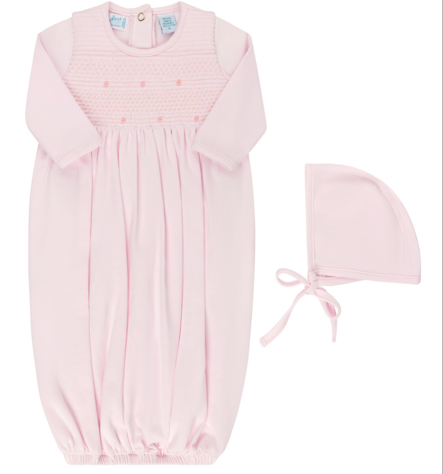 Feltman Brothers Smocked Bullion Gown - Pink