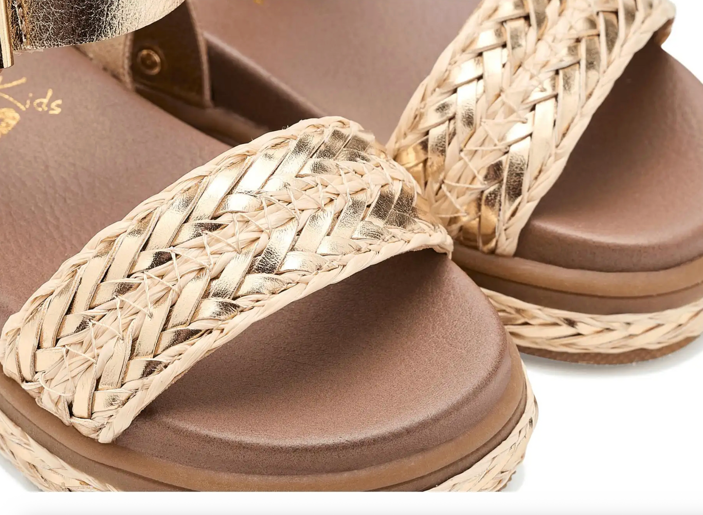 Mia Kids Buffy Sandals - Gold