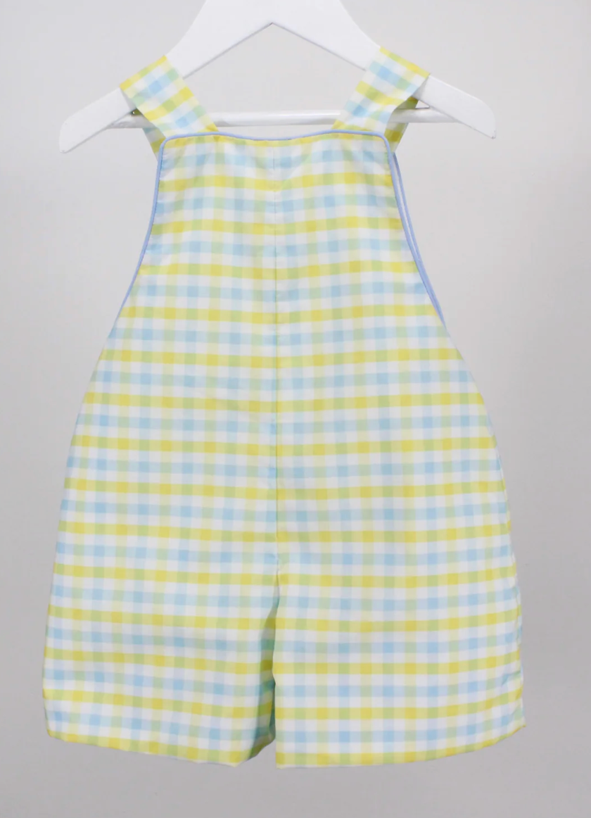 Charming Little One Yellow & Lt Blue Plaid Nicholas Jon Jon