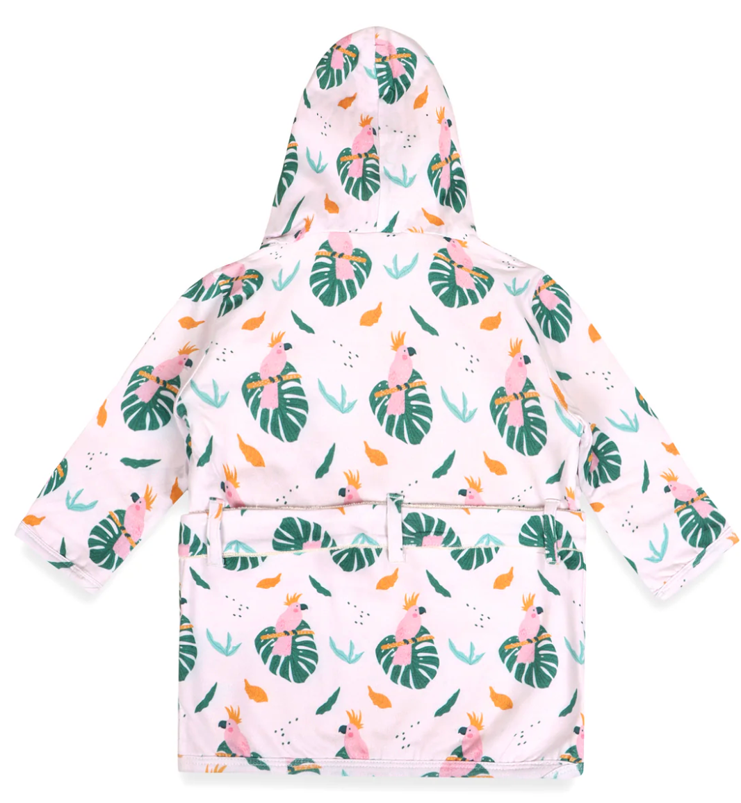 Viverano Parrot Baby Hooded Bathrobe