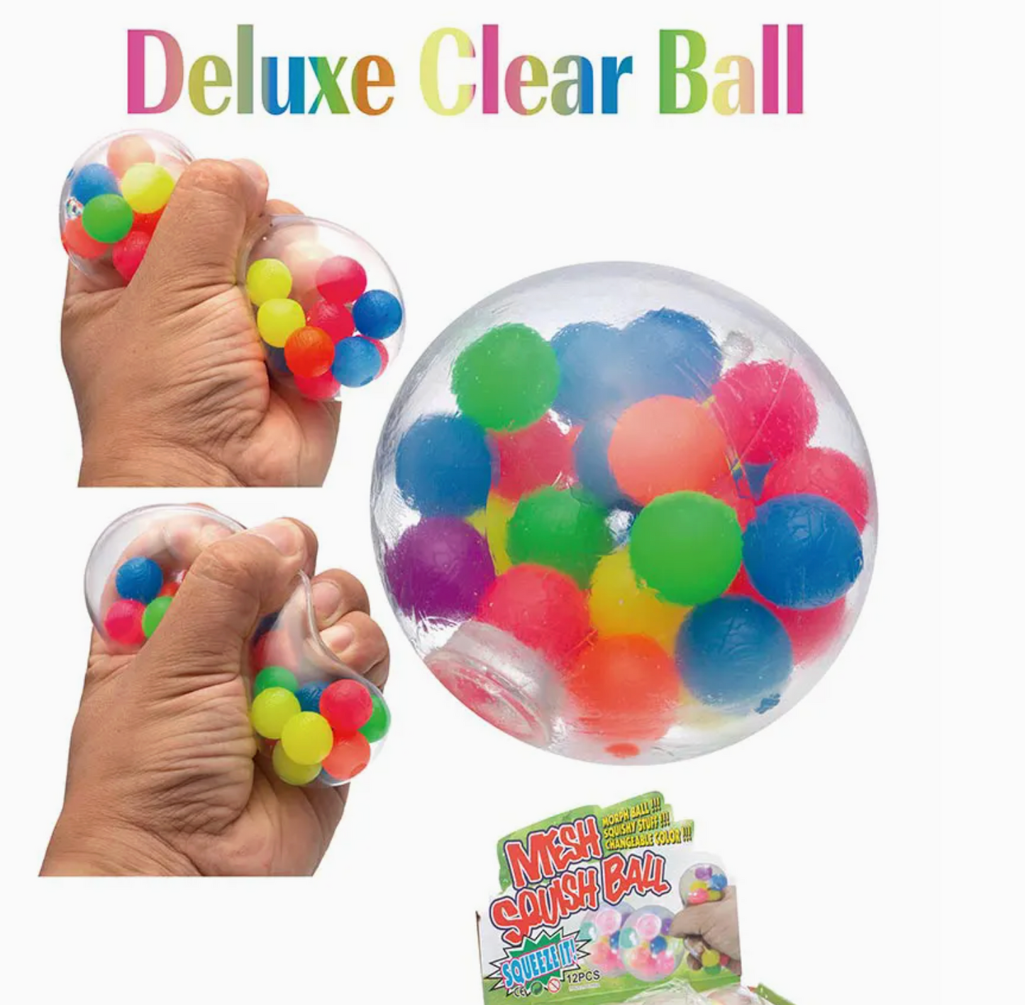 Deluxe Clear Squish Ball